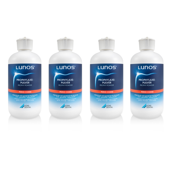 Durr Dental Lunos Prophy Powder Perio Combi x4 Bottles